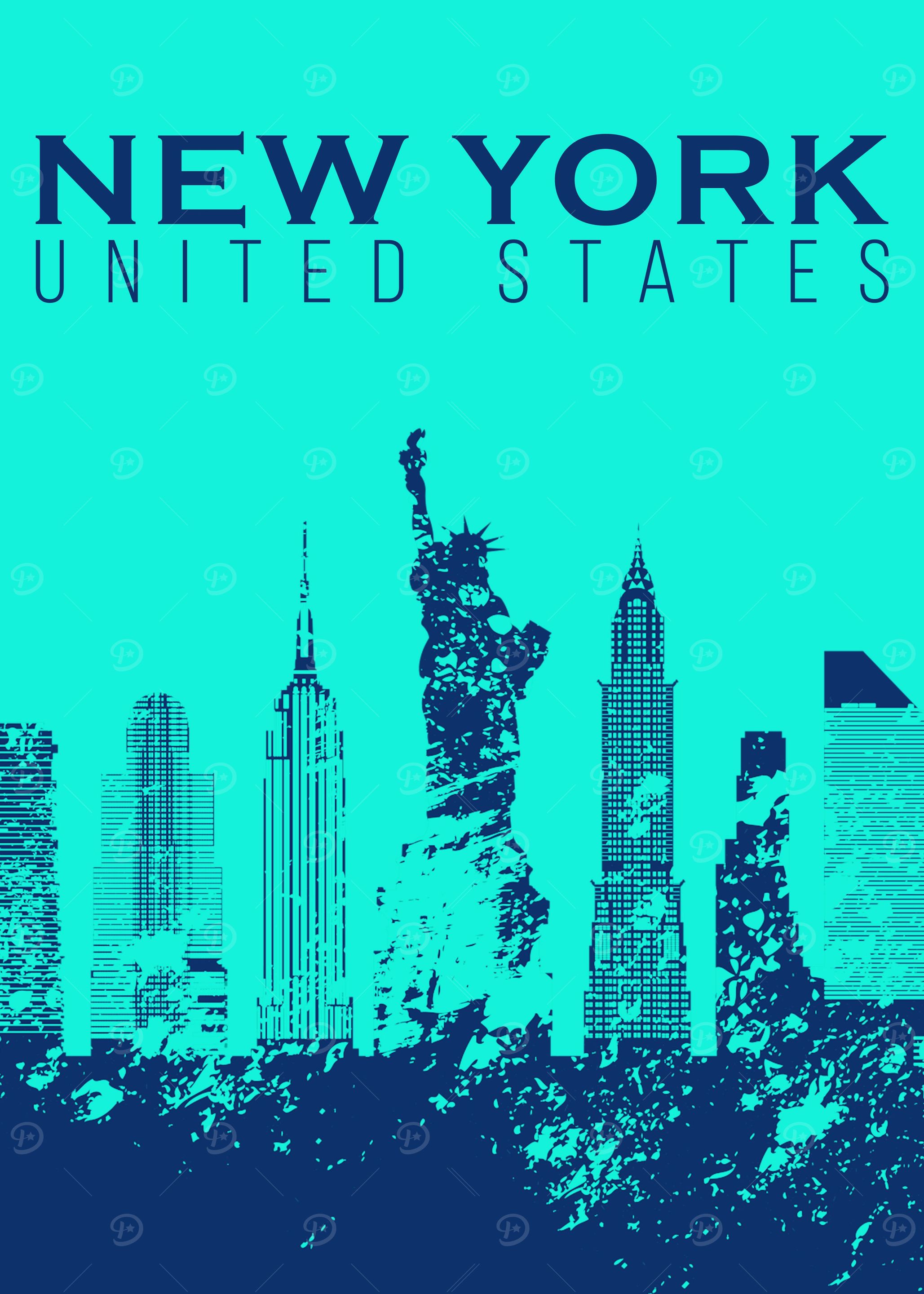 New York Vintage Poster