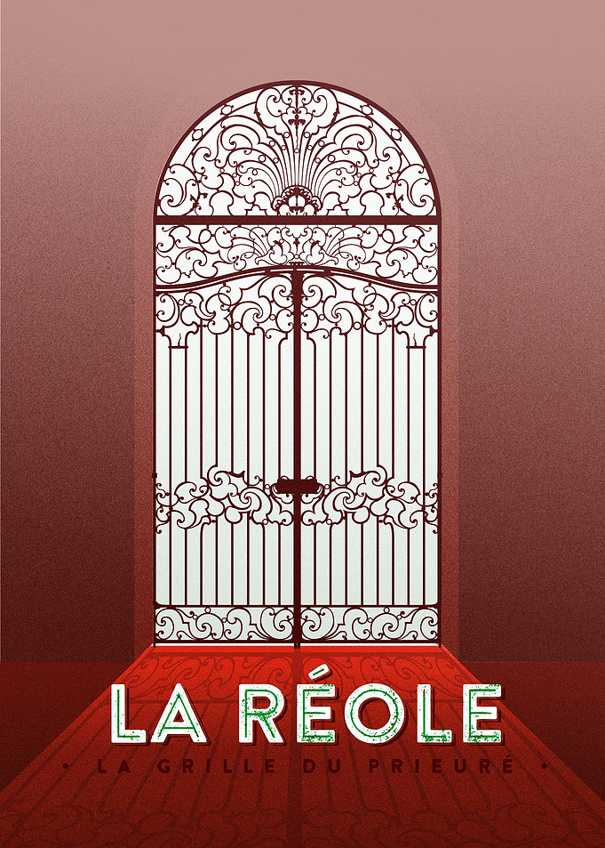Grille La Reole en rouge