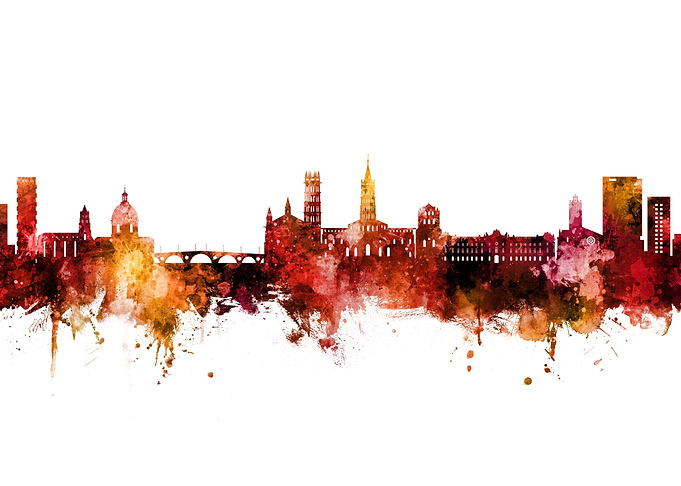 Toulouse Skyline France