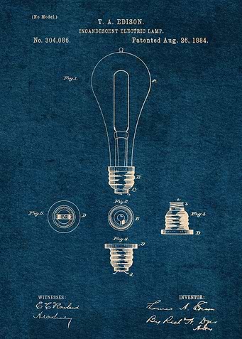 01 Electric Lamp Blueprint