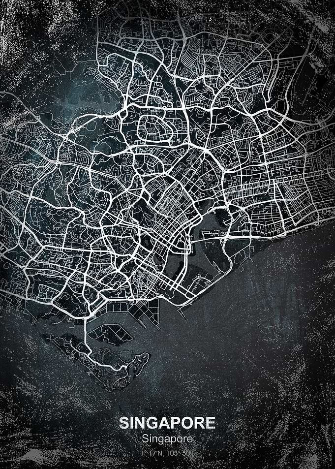 singapore chalk map