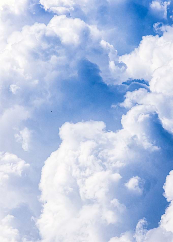 Blue Stormy Clouds Left