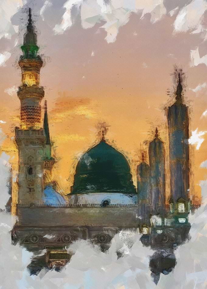Islamic painting madinah