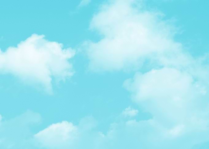 Aqua blue clouds