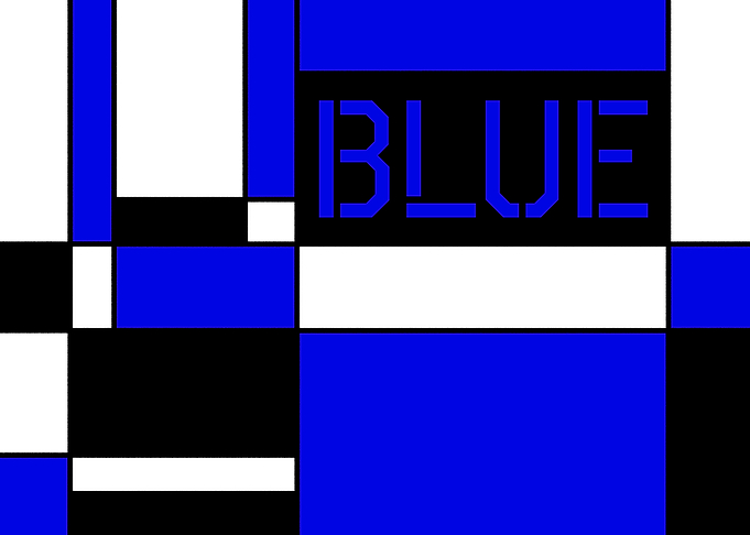 Color Plate BLUE