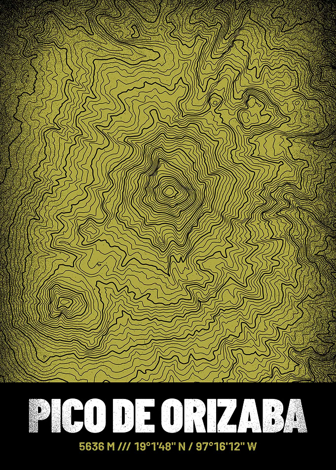Pico de Orizaba Topo Map
