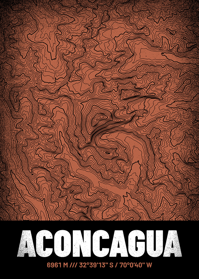Aconcagua Topographic Map