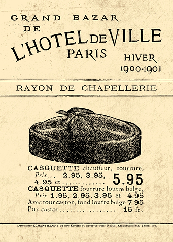 CASQUETTE CHAUFFEUR 1900