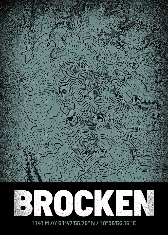 Brocken Topographic Map