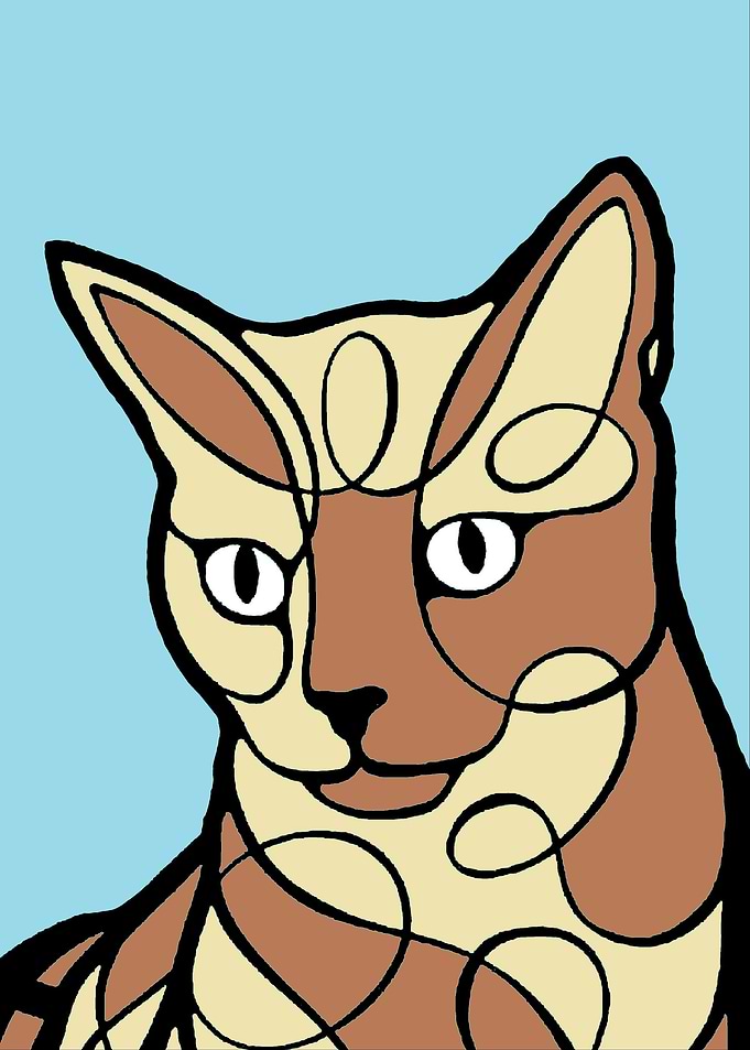 brown cat