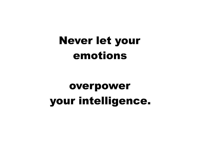 Never Let Emotions