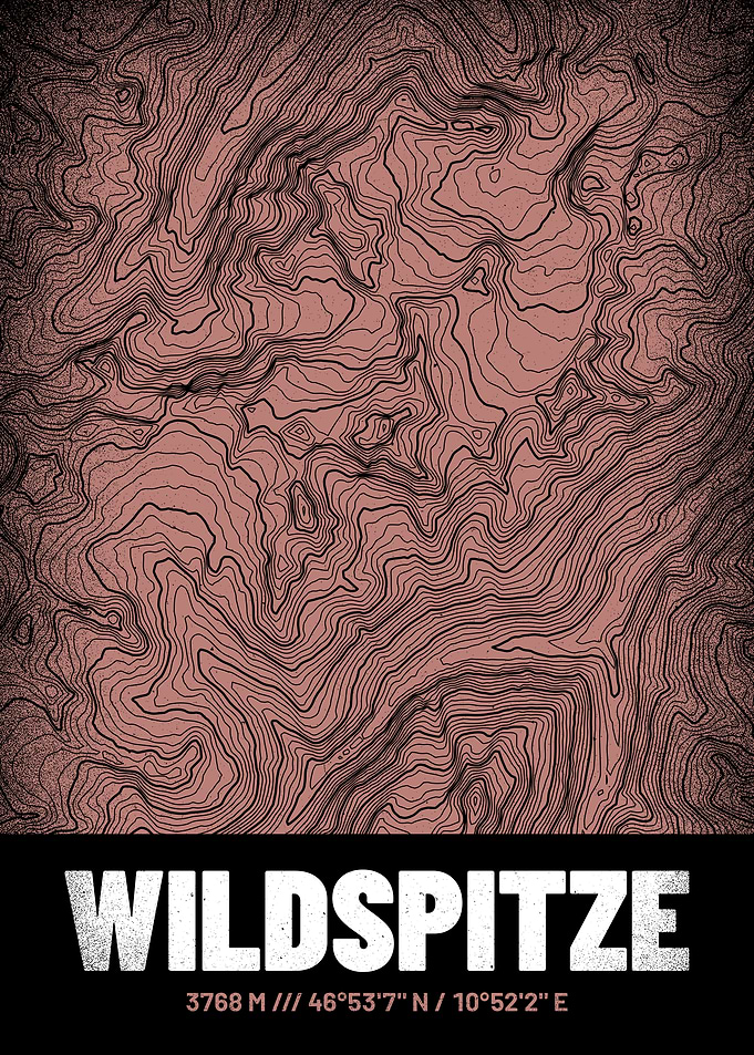 Wildspitze Topographic Map