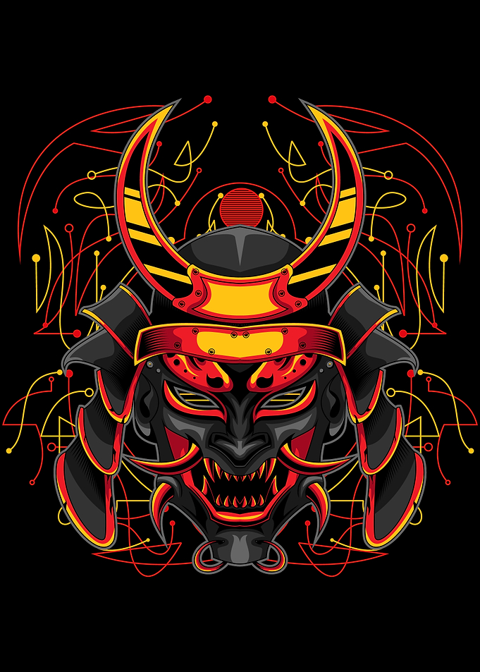 samurai hell art