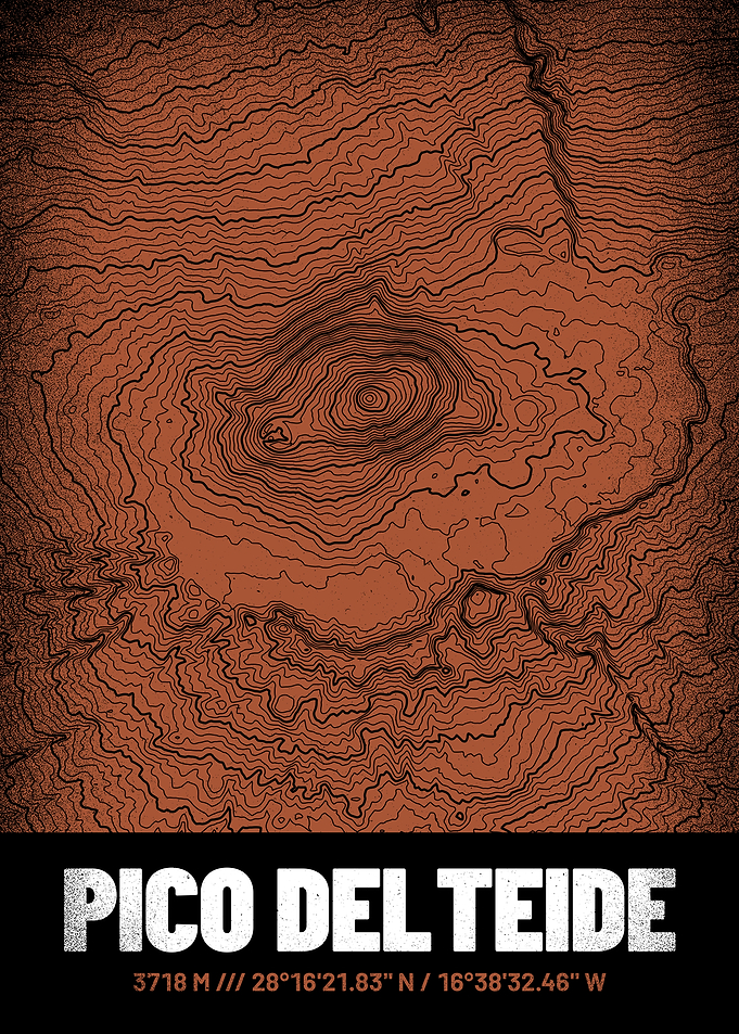Pico del Teide Topo Map