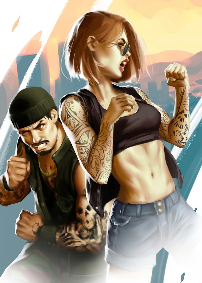 Die Crusader Jose und Joan