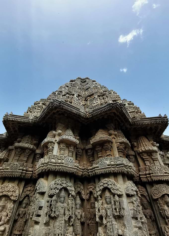 indian temple blue sky
