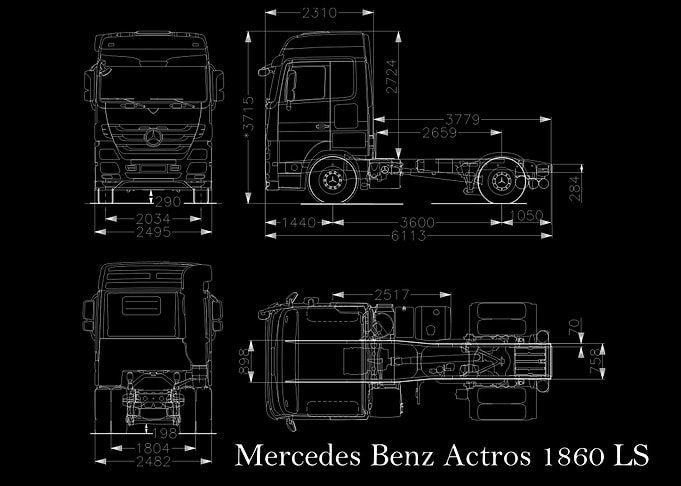 Mercedes Benz Actros 1860