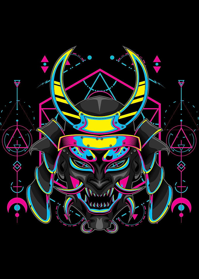 samurai popart