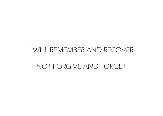 Remember And Recover