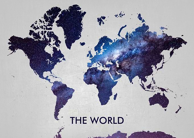 THE WORLD Starry Map