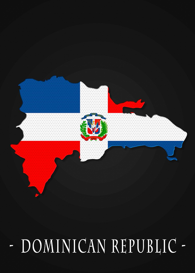 Map Country Dominican Rep