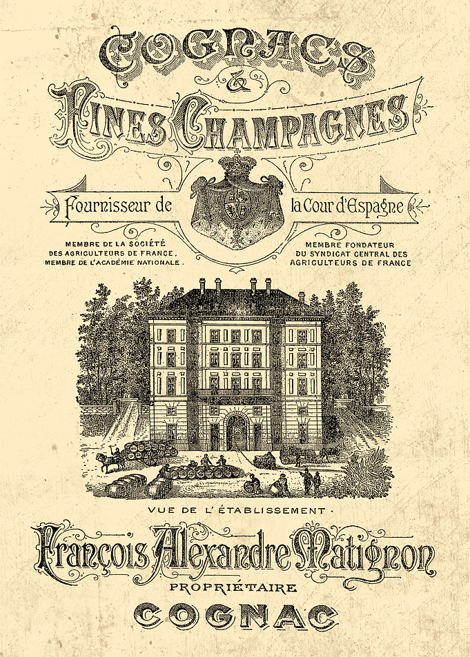 COGNAC CHAMPAGNE 1888