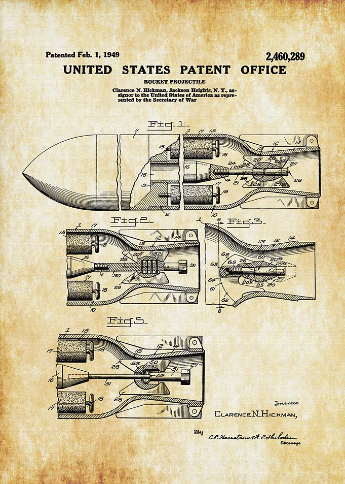 Rocket Projectile Patent
