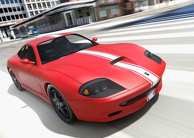 Red Racing Car