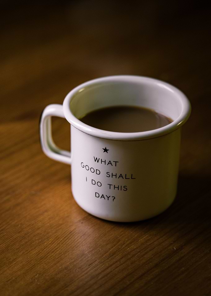 one cup of coffee