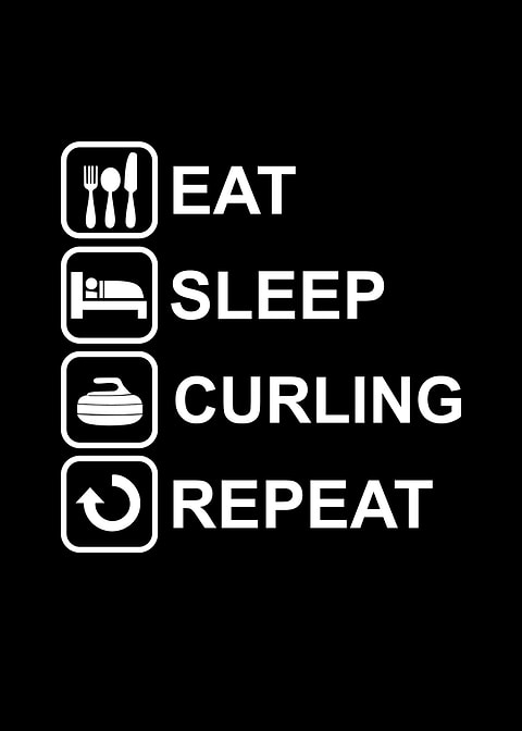 Eat Sleep Curling Repeat