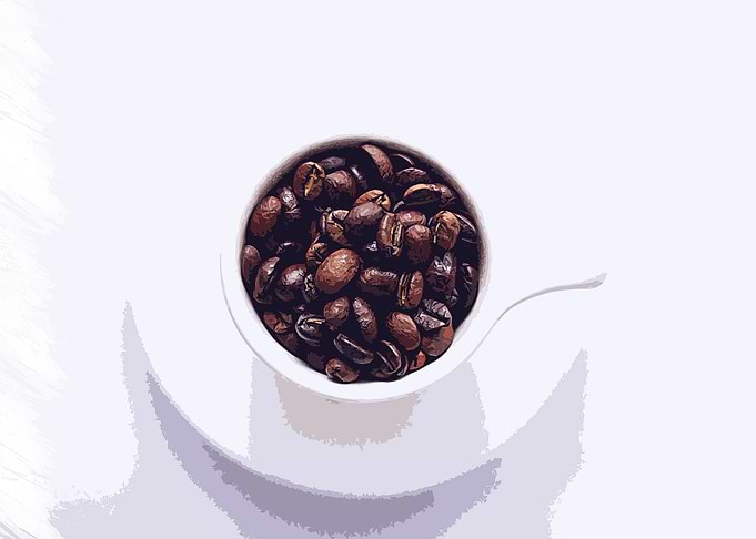 a cup of coffee