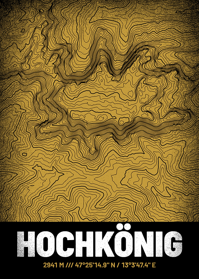 Hochkoenig Topographic Map