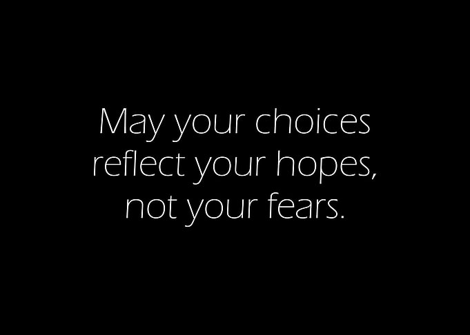 Reflect Hope Not Fear