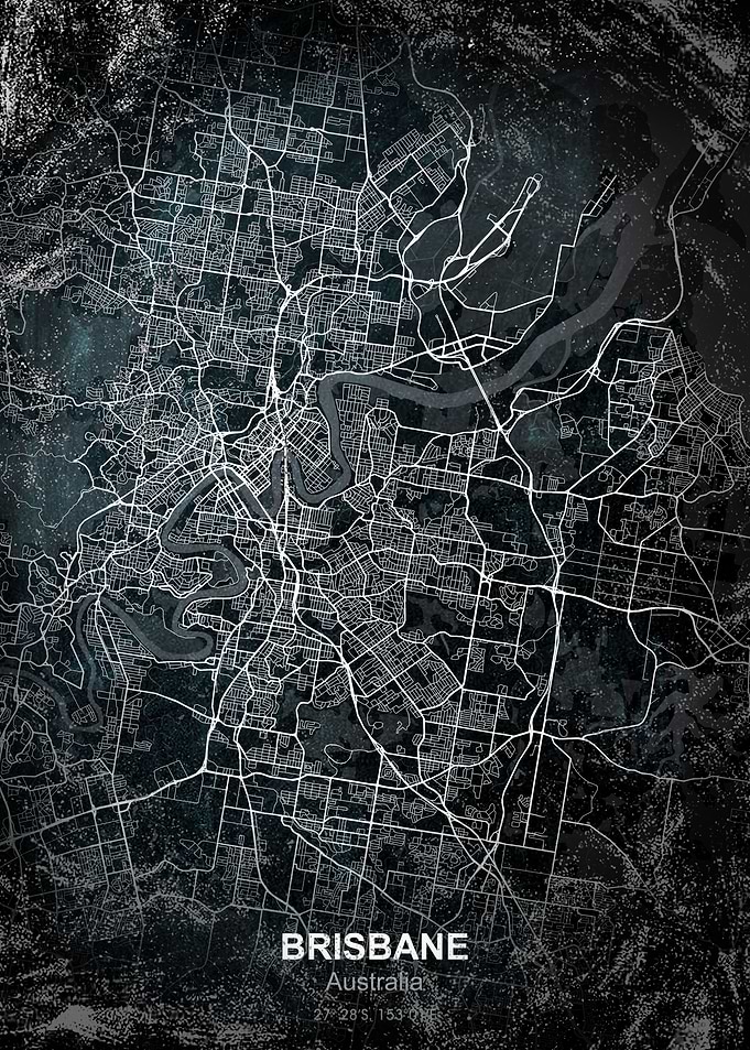 brisbane chalk map