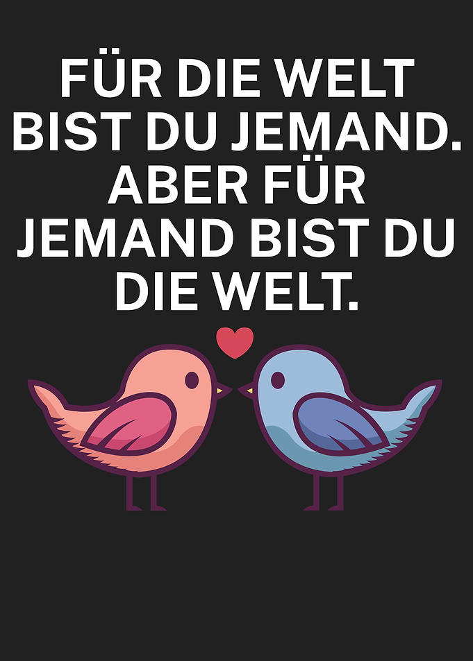 Liebevoller Spruch Voegel