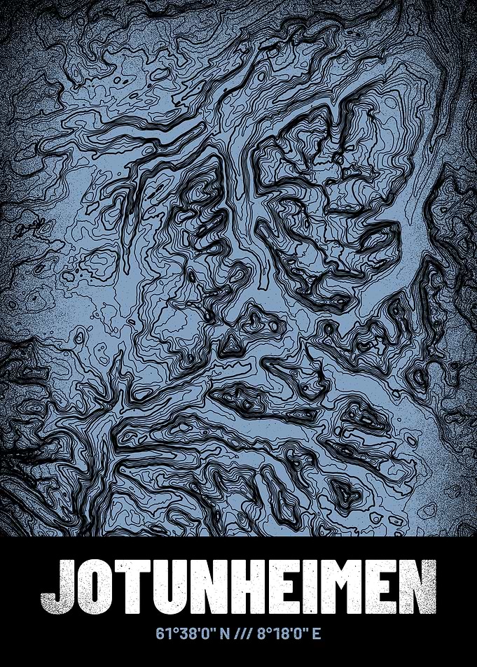 Jotunheimen Topo Map