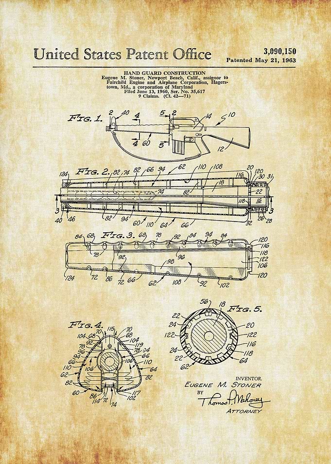 Rifle Hand Guard Patent