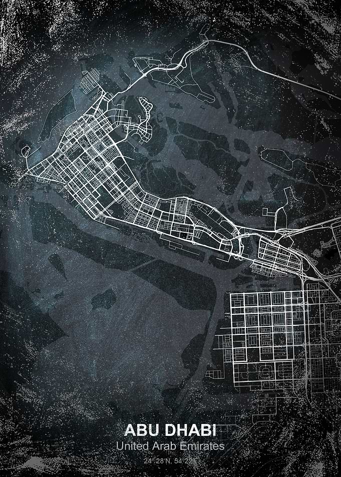 abu dhabi chalk map