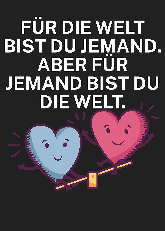 Liebevoller Spruch