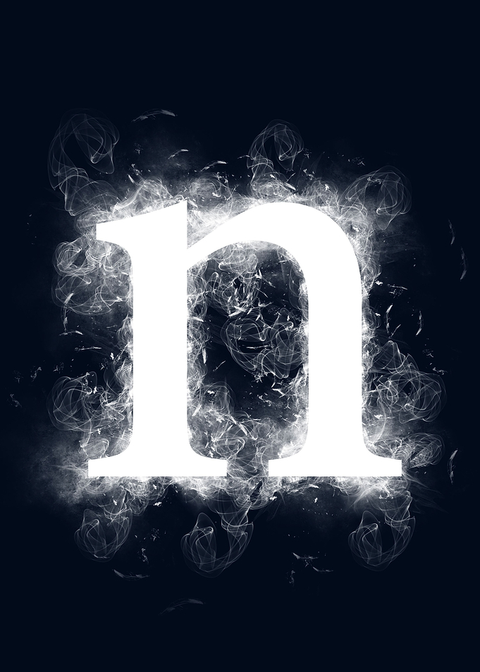 n small letter smoky