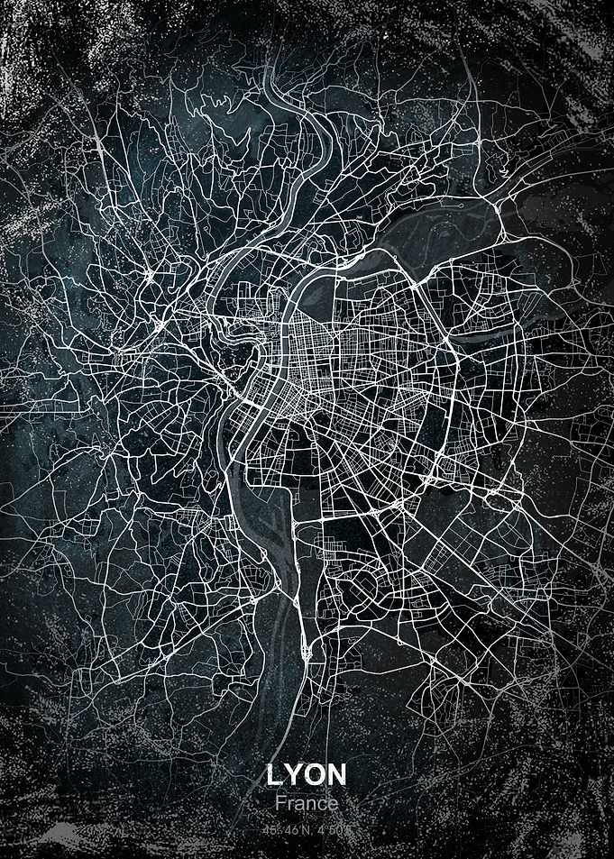 lyon chalk map