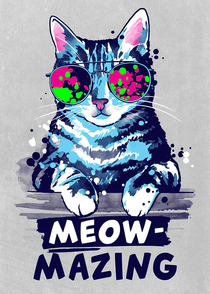 Meow mazing amazing cat