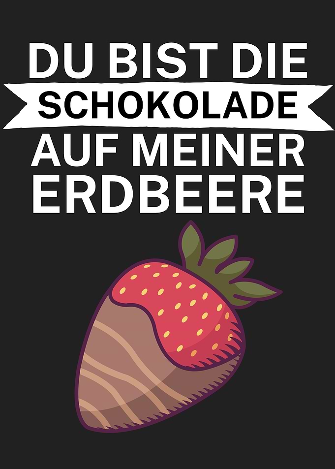 Schokolade Erdbeere