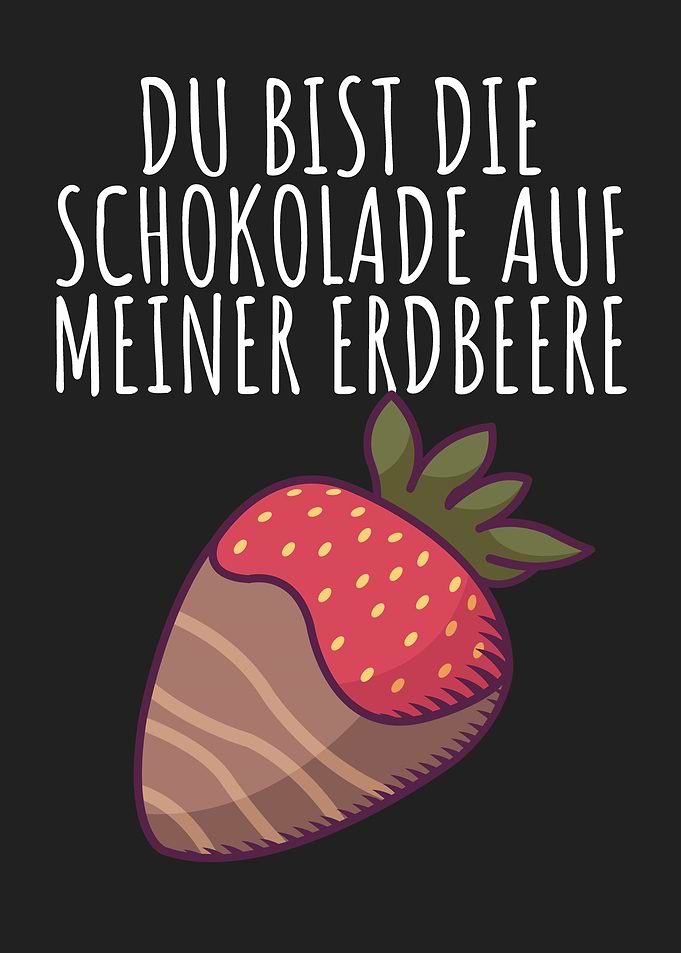 Schokolade Erdbeere