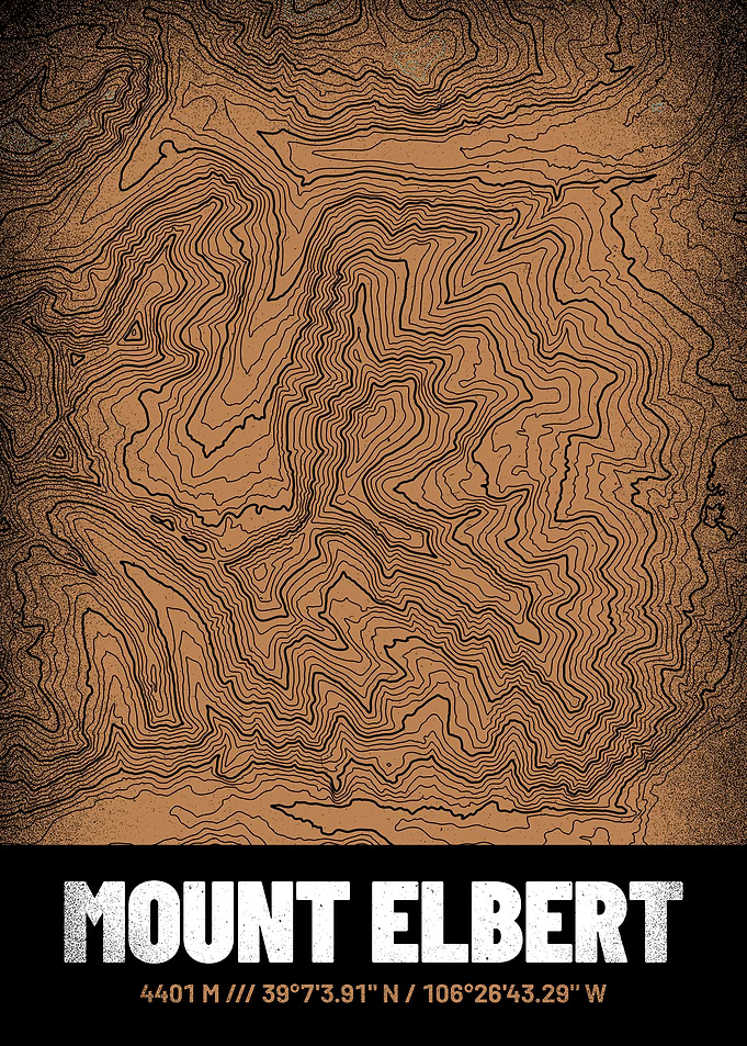 Mount Elbert Topo Map