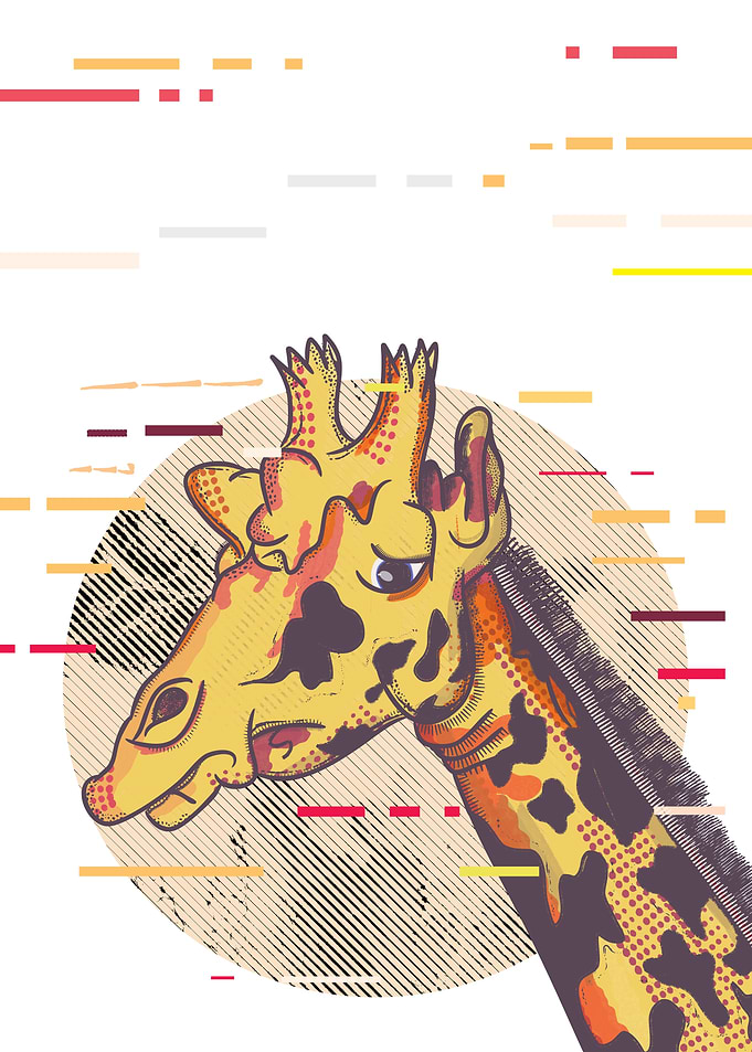Giraffe face