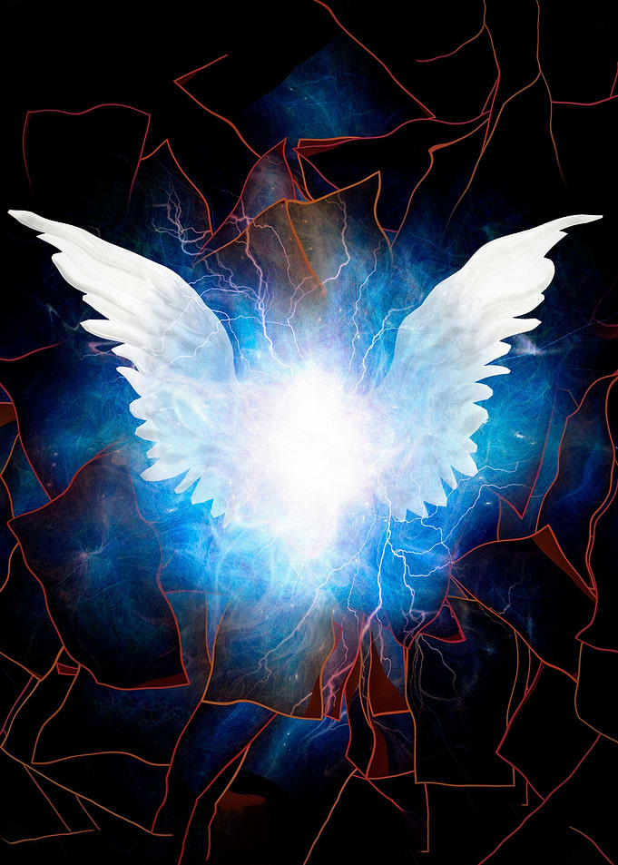 Angelic Wings Abstraction