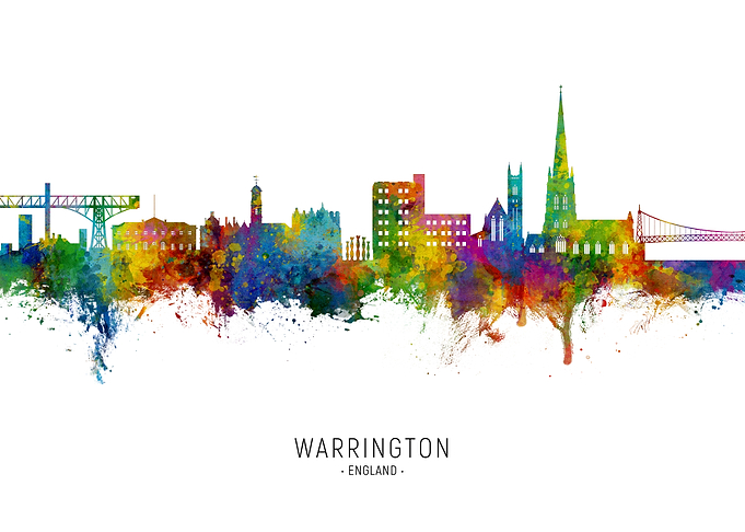 Warrington Skyline England