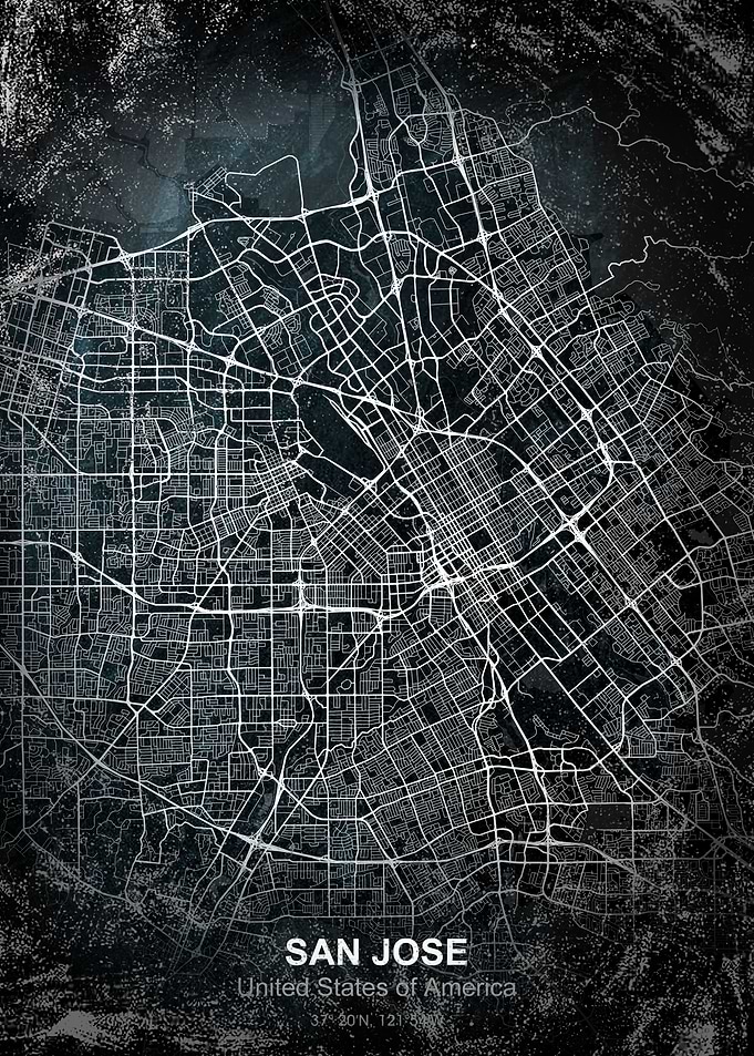 san jose chalk map