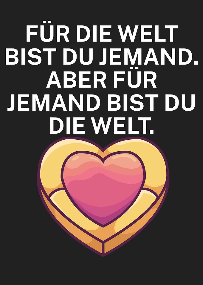Liebevoller Spruch